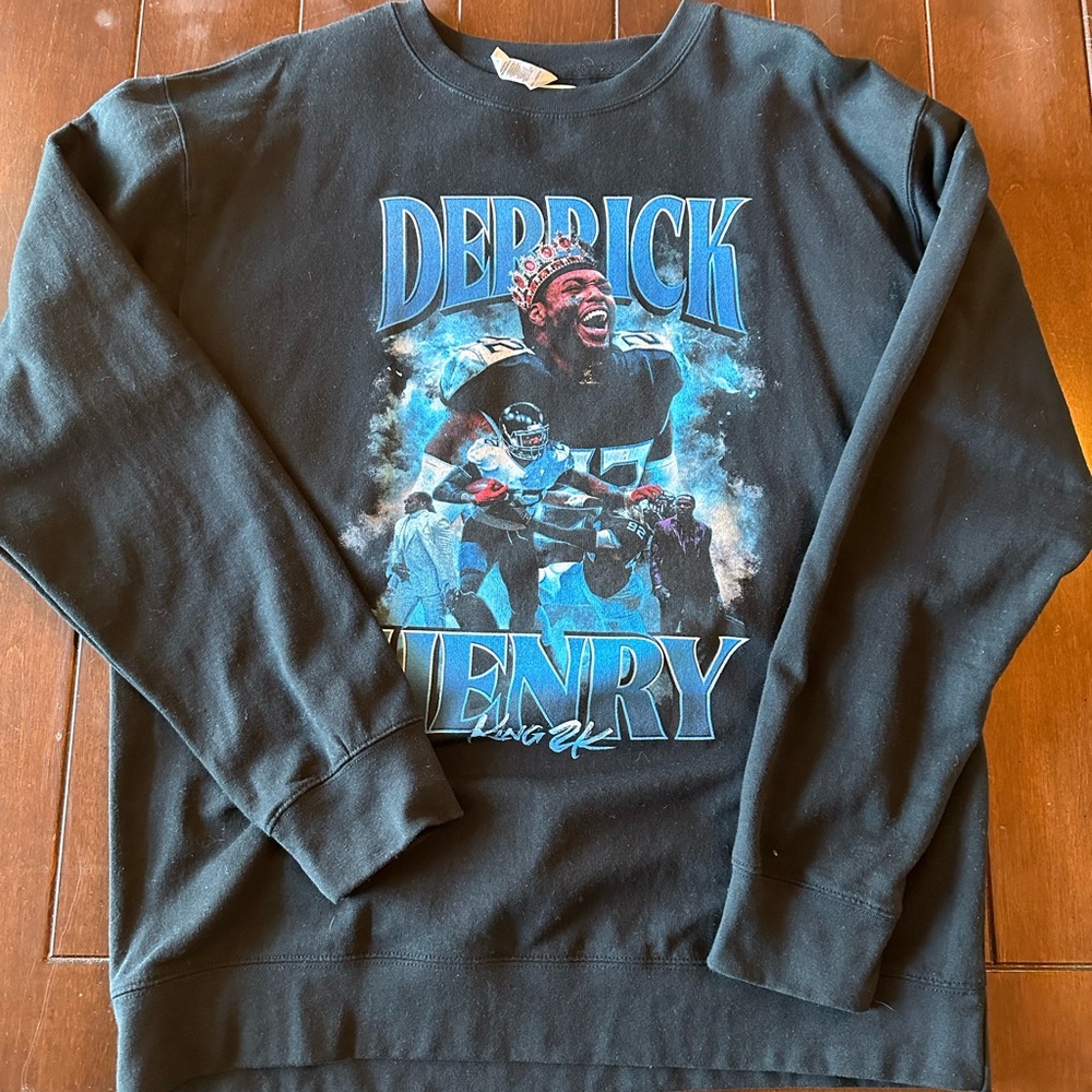 Hang TN Derrick Henry Rap CD Sweatshirt - Black XL